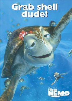 Poster FINDING NEMO– turtle