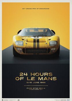Kunstdruck Ford GT40 - XGT-1 - 24H Le Mans - 1966