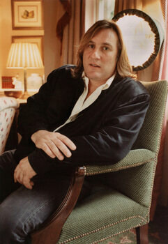 Poster French Actor Gerard Depardieu
