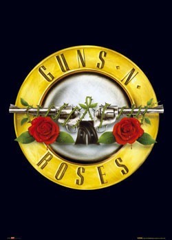 Плакат Guns'n'Roses - logo