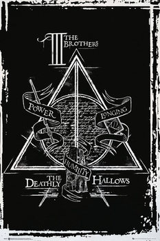 Плакат Harry Potter - Deathly Hallows Graphic