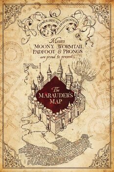 Póster XXL Harry Potter - Marauders Map