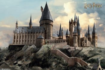 Póster Harry Potter - Un día en Hogwarts