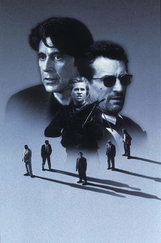 Poster HEAT, 1995 directed by MICHAEL MANN Al Pacino and Robert by Niro