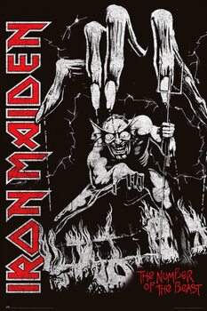 Плакат Iron Maiden - Number of Beast