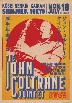 Poster John Coltrane Quintet - Tokyo