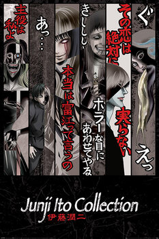 Плакат Junji Ito - Faces of Horror