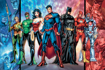 Плакат Justice League - United