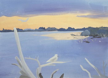 Schilderij op canvas Le Rhone au Gabian, 1987