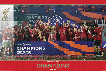 Poster Liverpool FC - Trophy Lift