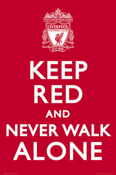Poster Liverpool - keep red
