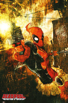 Poster MARVEL EXTREME - deadpool gun