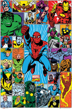 Poster MARVEL - grid