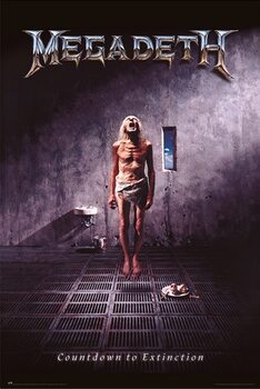 Póster Megadeth - Countdown to Extinction