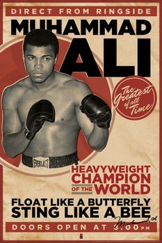 Póster Muhammad Ali - vintage