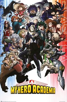Poster My Hero Academia - Class 1-A and Class 1-B