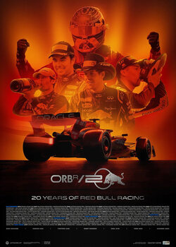 Konsttryck Oracle Red Bull Racing 20th Anniversary - 2024 - Collector's Edition Poster