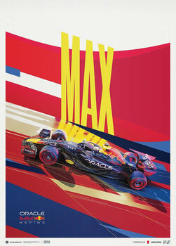 Konsttryck Oracle Red Bull Racing - Max Verstappen - 2022 - Limited Edition
