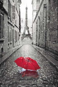 Póster Paris - Eiffel Tower Umbrella