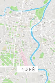 Poster Plzen color