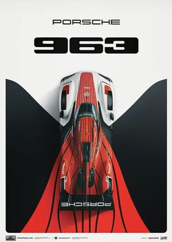 Kunstdruck Porsche 963 - 2024
