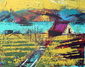 Schilderij op canvas Retreat Iona