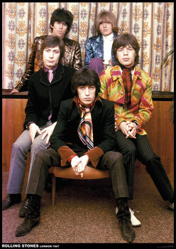 Póster Rolling Stones - Band colour 1967