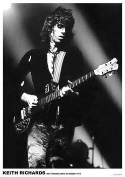 Póster Rolling Stones / Keith Richards - Rotterdam 1973