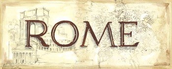 Konsttryck Rome