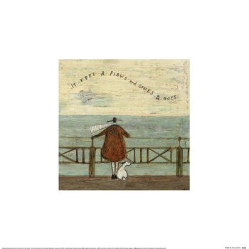 Konsttryck Sam Toft - It Ebbs & Flows And Comes & Goes...
