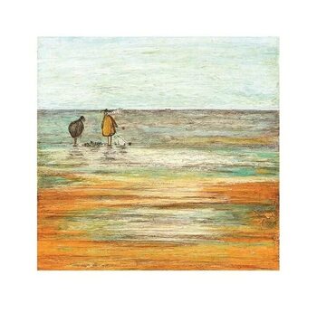 Konsttryck Sam Toft - Sandcastle Progress Report