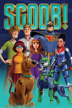 Плакат Scoob! - Scooby Gang and Falcon Force