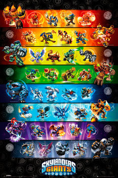 Poster Skylanders Giants - stats