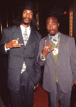 Плакат Snoop Dogg & Tupac - Suits