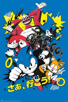 Poster Sonic - Manga