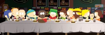 Poster  SOUTH PARK - last supper