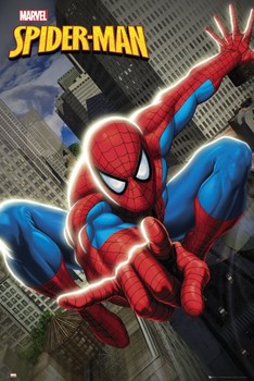 Poster SPIDER-MAN - swinging