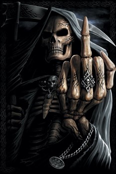 Póster Spiral - bone finger