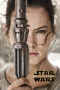 Poster Star Wars: Episode VII – Das Erwachen der Macht - Rey Teaser