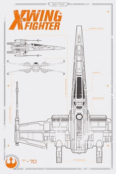 Poster Star Wars: Episode VII – Das Erwachen der Macht - X Wing Plans