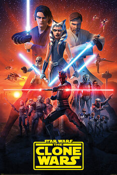 Плакат Star Wars: The Clone Wars - The Final Season