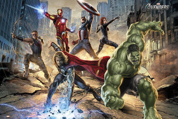 Poster THE AVENGERS - strike
