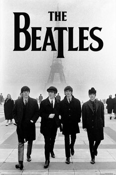 Плакат The Beatles - Eiffel Tower