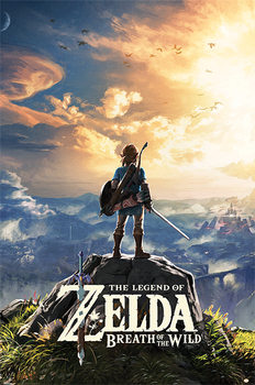 Póster The Legend Of Zelda: Breath Of The Wild - Sunset