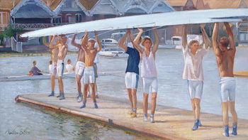 Schilderij op canvas The Lift