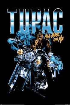 Póster Tupac Shakur - All Eyez Motorcycle