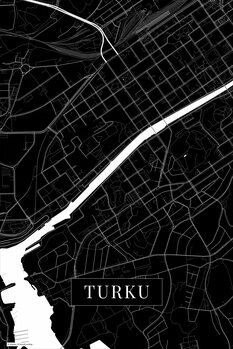Póster Turku black