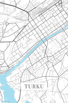 Póster Turku white