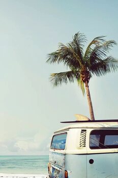 Плакат Vintage Camper Van