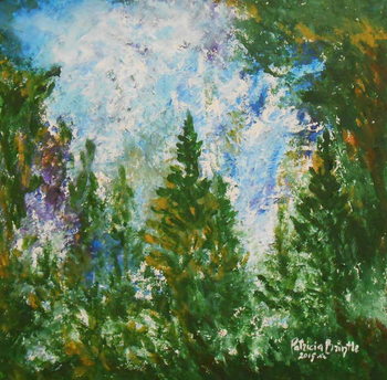 Schilderij op canvas Winter afternoon, 2015